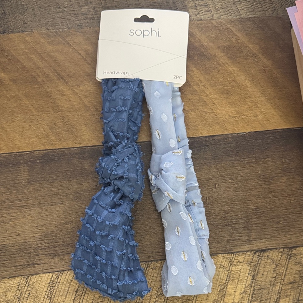 Sophi Blue Headwraps - 2 Pack